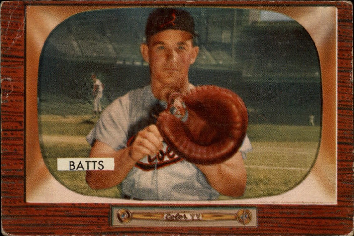 1955 Bowman #161 Matt Batts