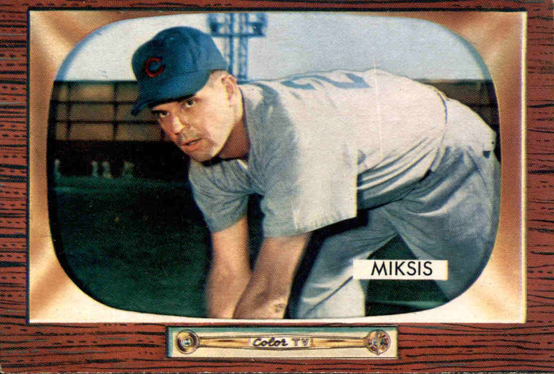 1955 Bowman #181 Eddie Miksis