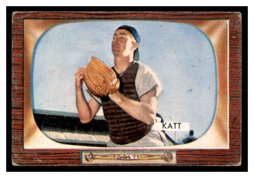 1955 Bowman #183 Ray Katt
