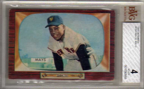 1955 Bowman #184 Willie Mays