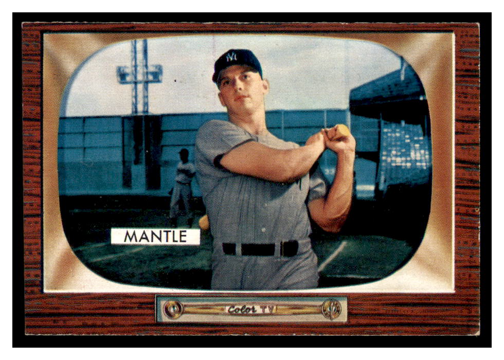 1955 Bowman #202 Mickey Mantle UER/(Incorrect birthdate)