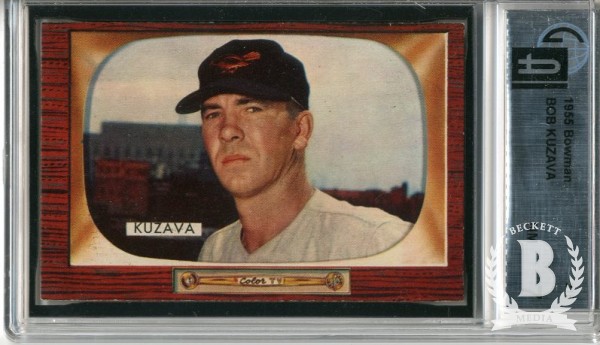 1955 Bowman #215 Bob Kuzava