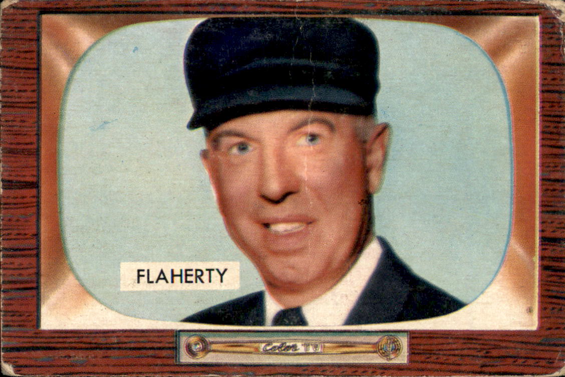 1955 Bowman #272 John Flaherty UMP