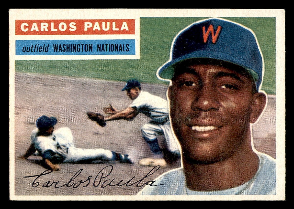 1956 Topps #4 Carlos Paula