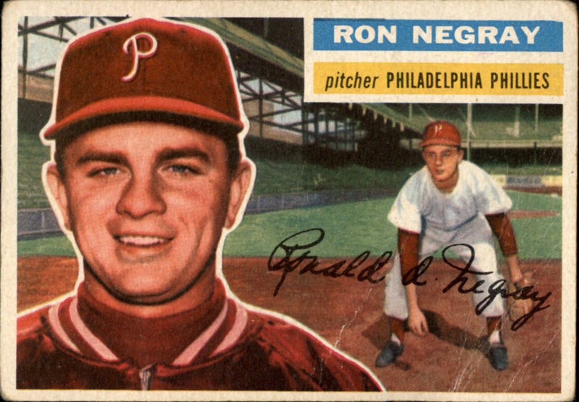 1956 Topps #7 Ron Negray RC