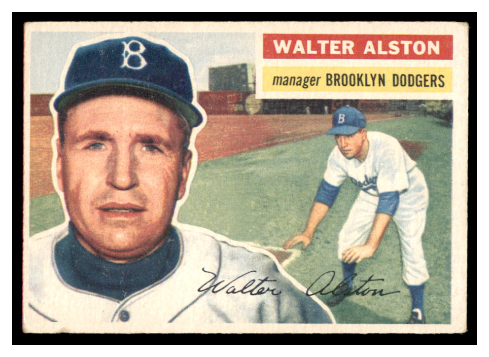 1956 Topps #8 Walter Alston MG RC
