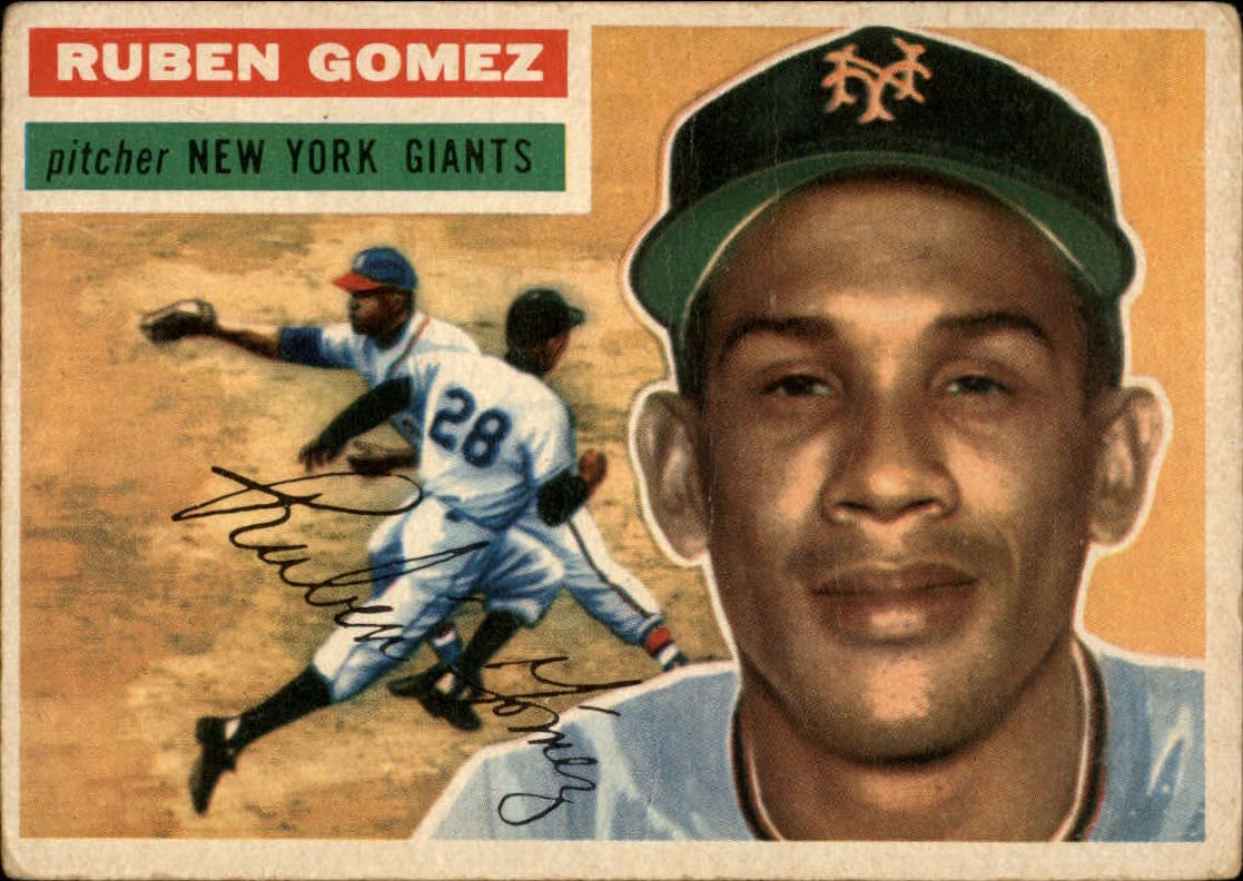 1956 Topps #9A Ruben Gomez GB