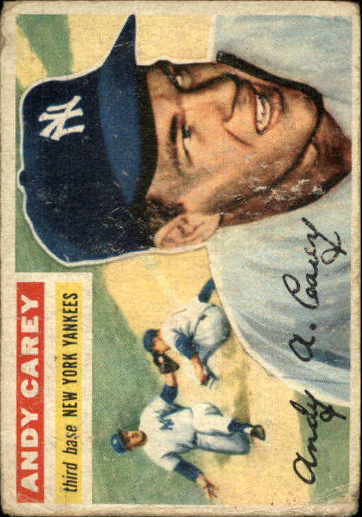 1956 Topps #12A Andy Carey GB