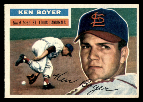 1956 Topps #14A Ken Boyer GB
