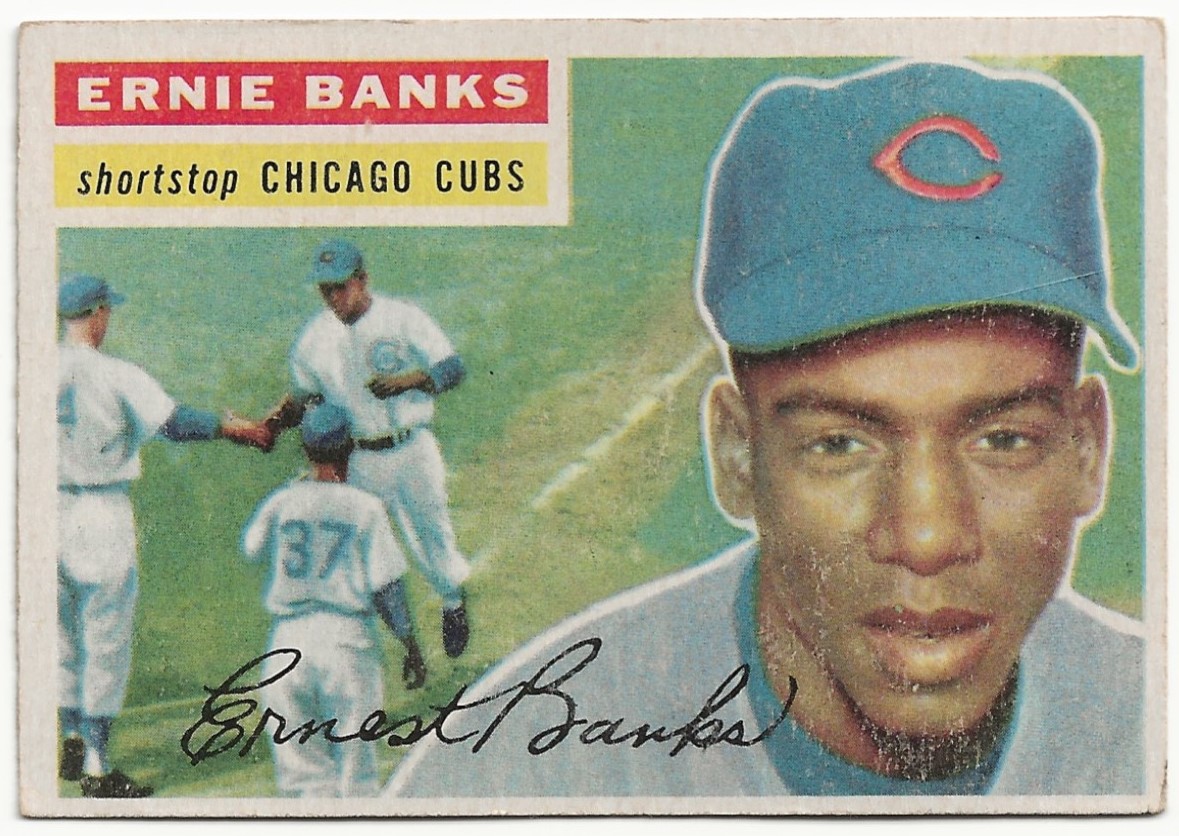 1955 Topps #28 Ernie Banks