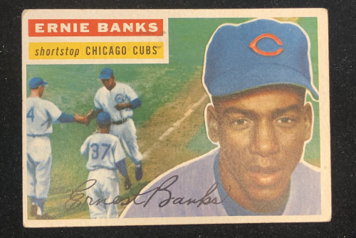  1967 Topps # 215 Ernie Banks Chicago Cubs (Baseball