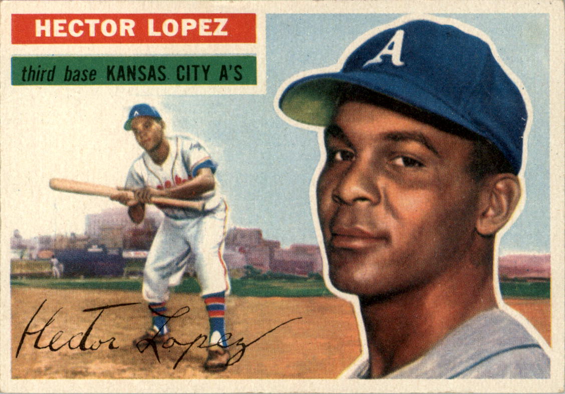1956 Topps #16 Hector Lopez RC