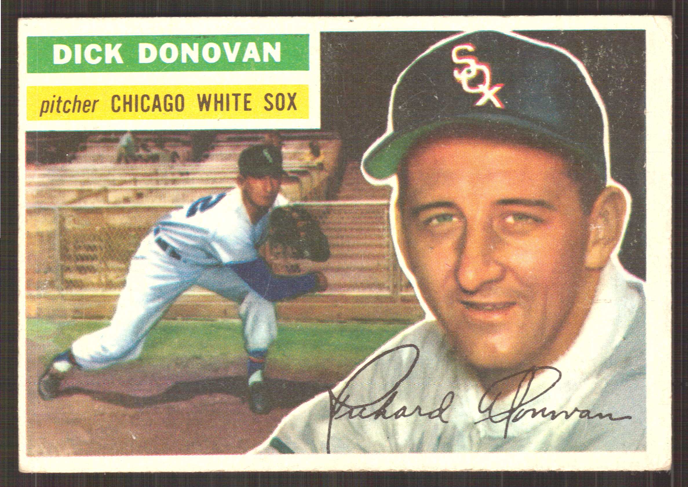 1956 Topps #18 Dick Donovan