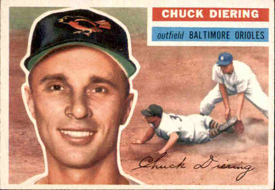 1956 Topps #19 Chuck Diering DP