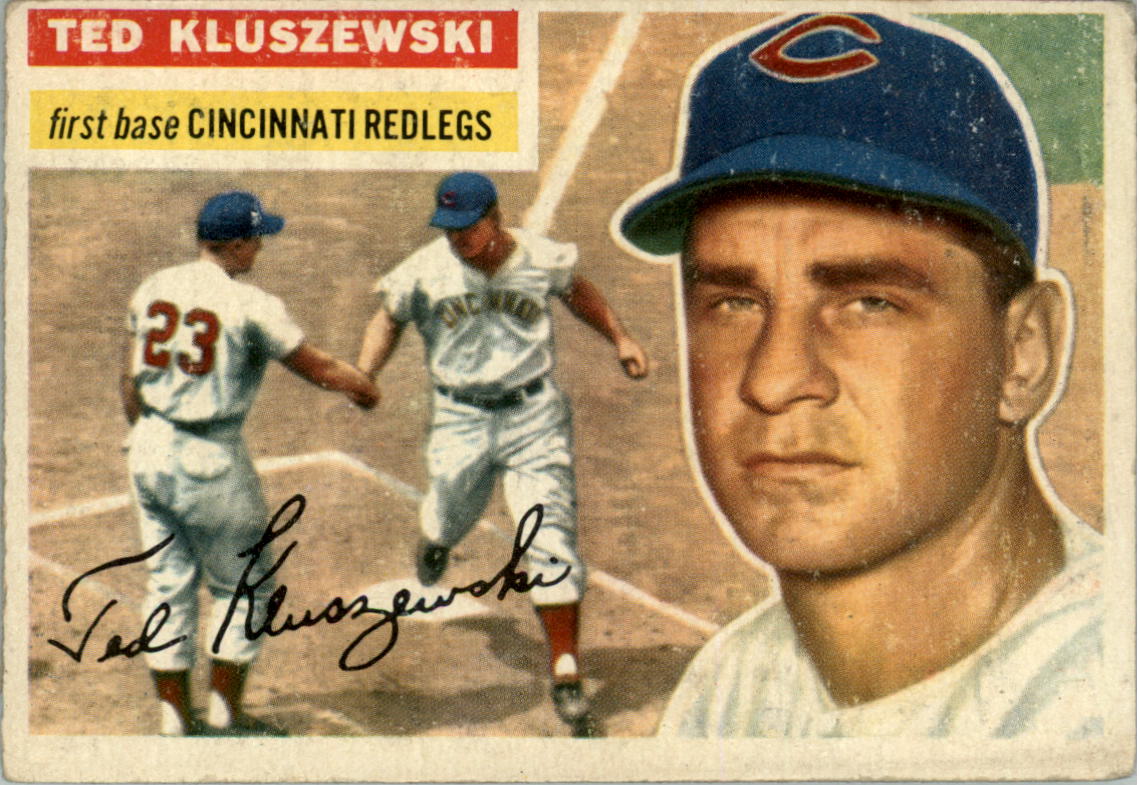 1956 Topps #25A Ted Kluszewski GB