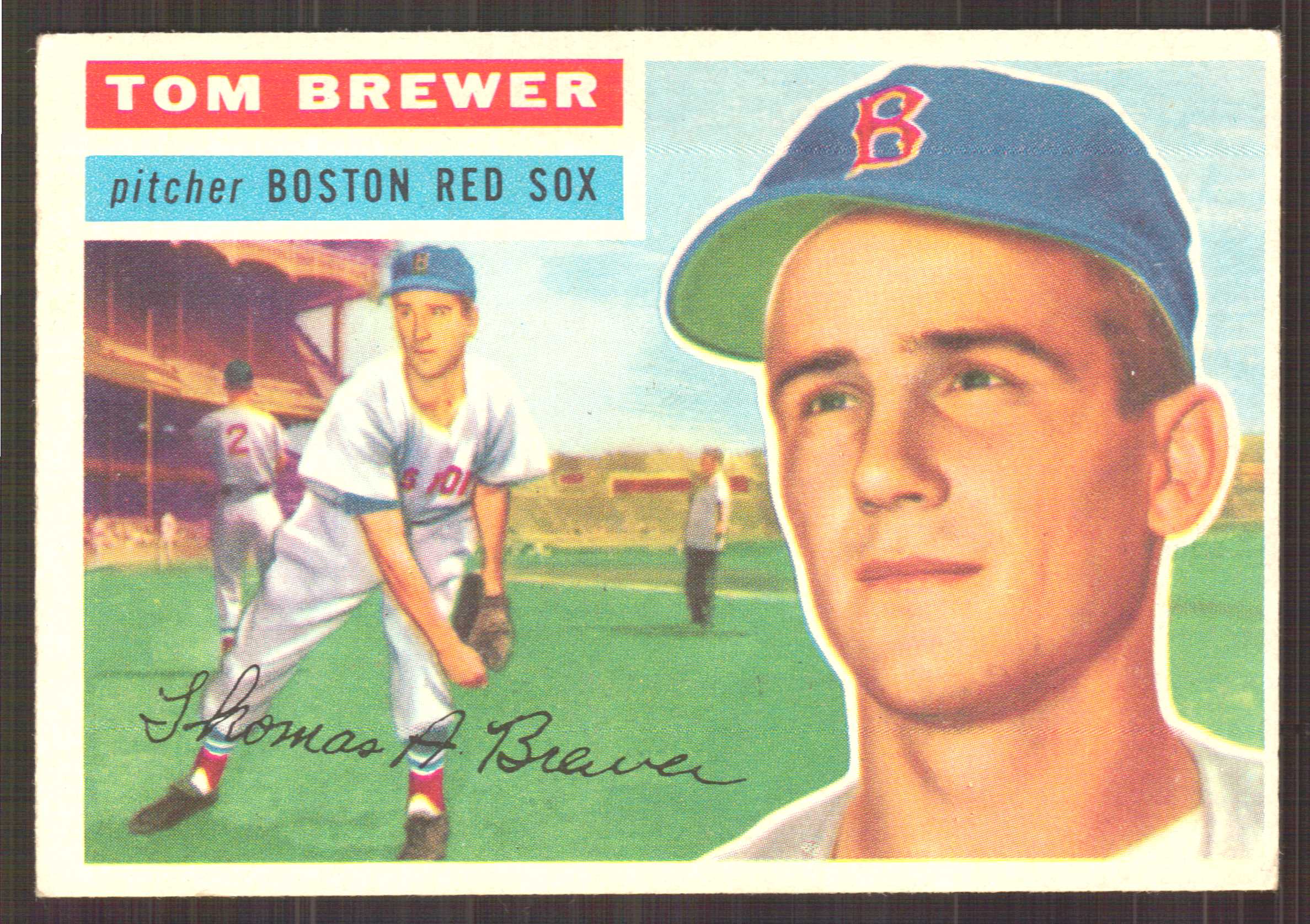 1956 Topps Edward (Mayo) Smith Baseball Card Philadelphia Phillies #60