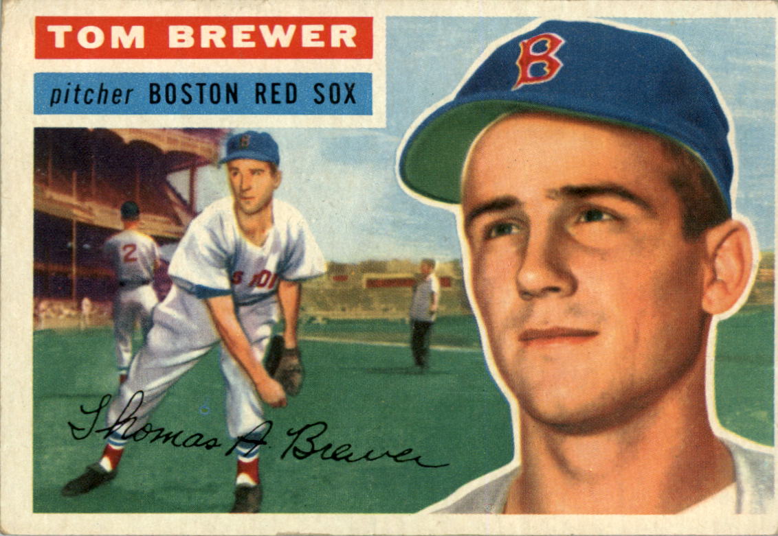 1956 Topps #34A Tom Brewer GB