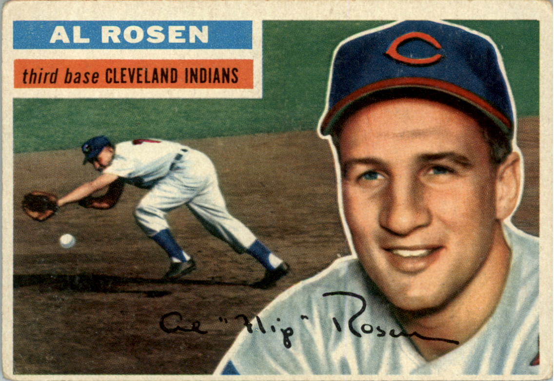 1956 Topps #35A Al Rosen GB
