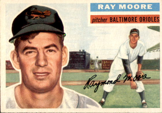 1956 Topps #43 Ray Moore