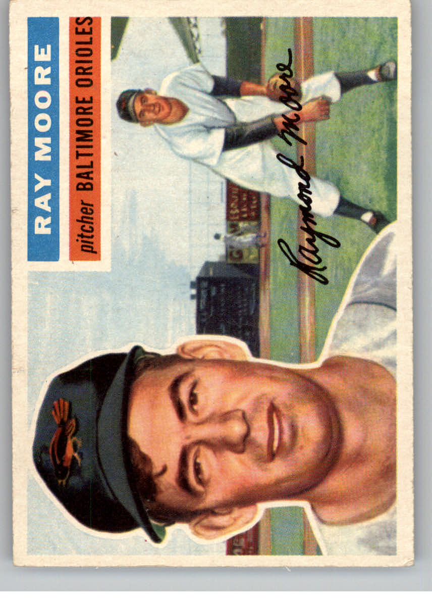 1956 Topps #43A Ray Moore GB