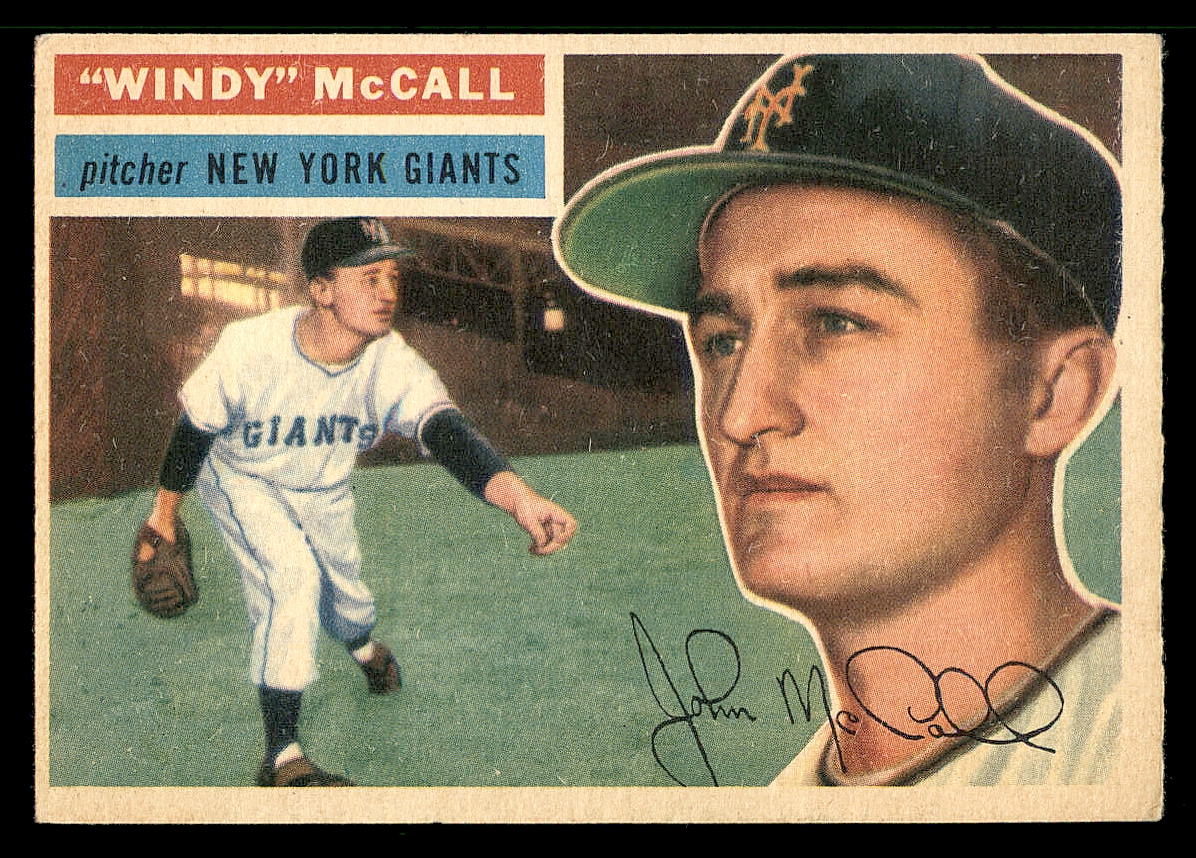 1956 Topps #44 Windy McCall