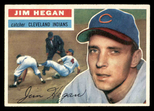 1956 Topps #48A Jim Hegan GB