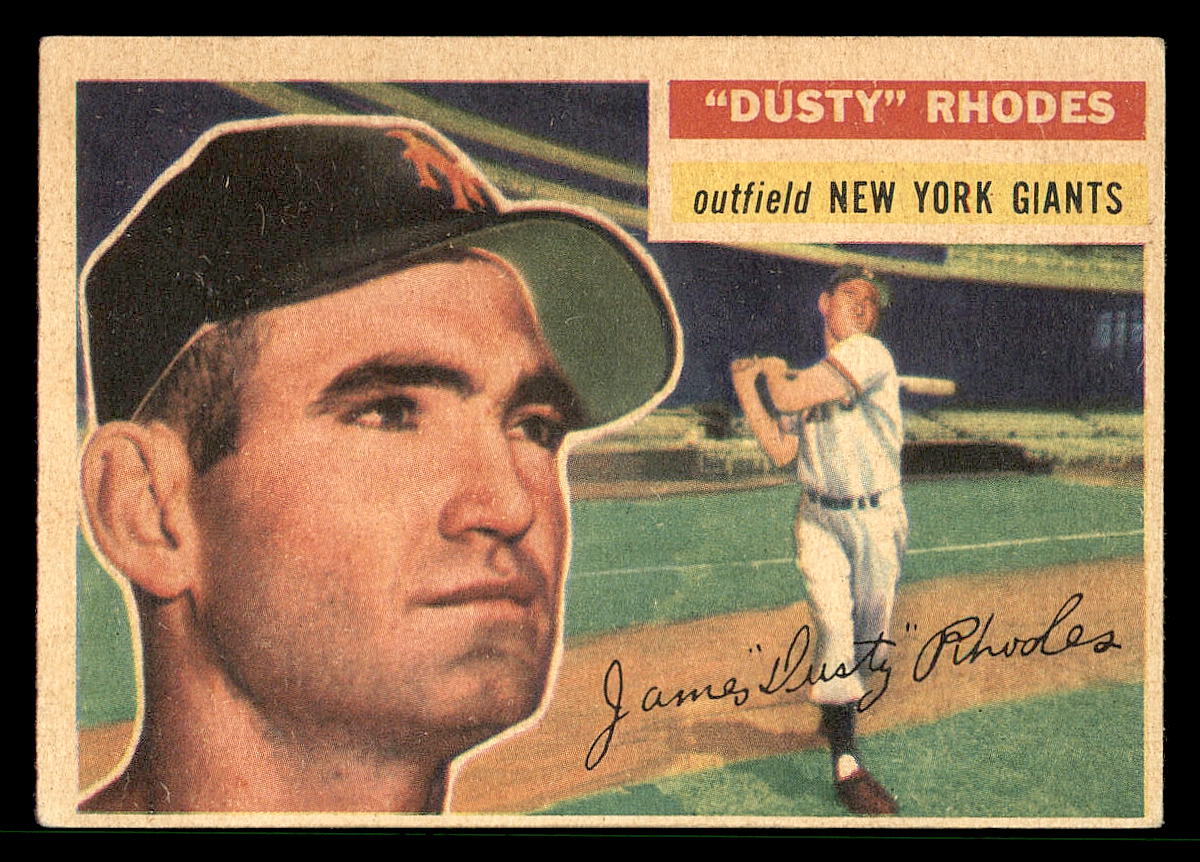 1956 Topps #50 Dusty Rhodes DP