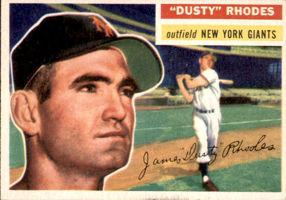 1956 Topps #50 Dusty Rhodes DP