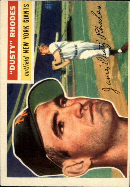1956 Topps #50A Dusty Rhodes GB - VG-EX