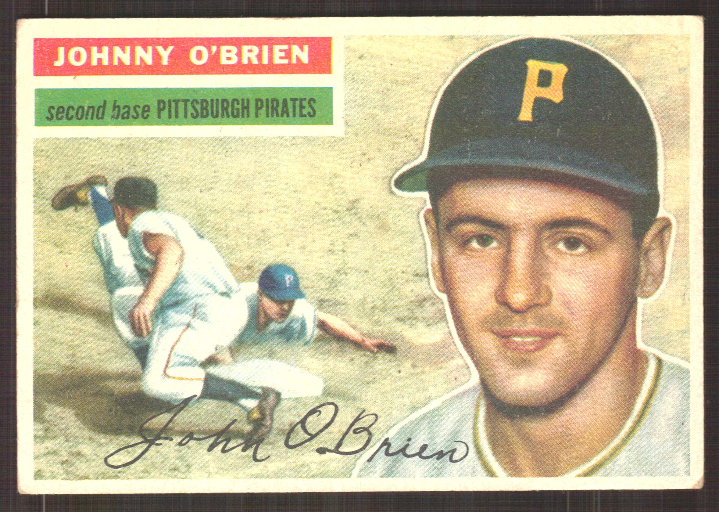 1956 Topps #65 Johnny O'Brien