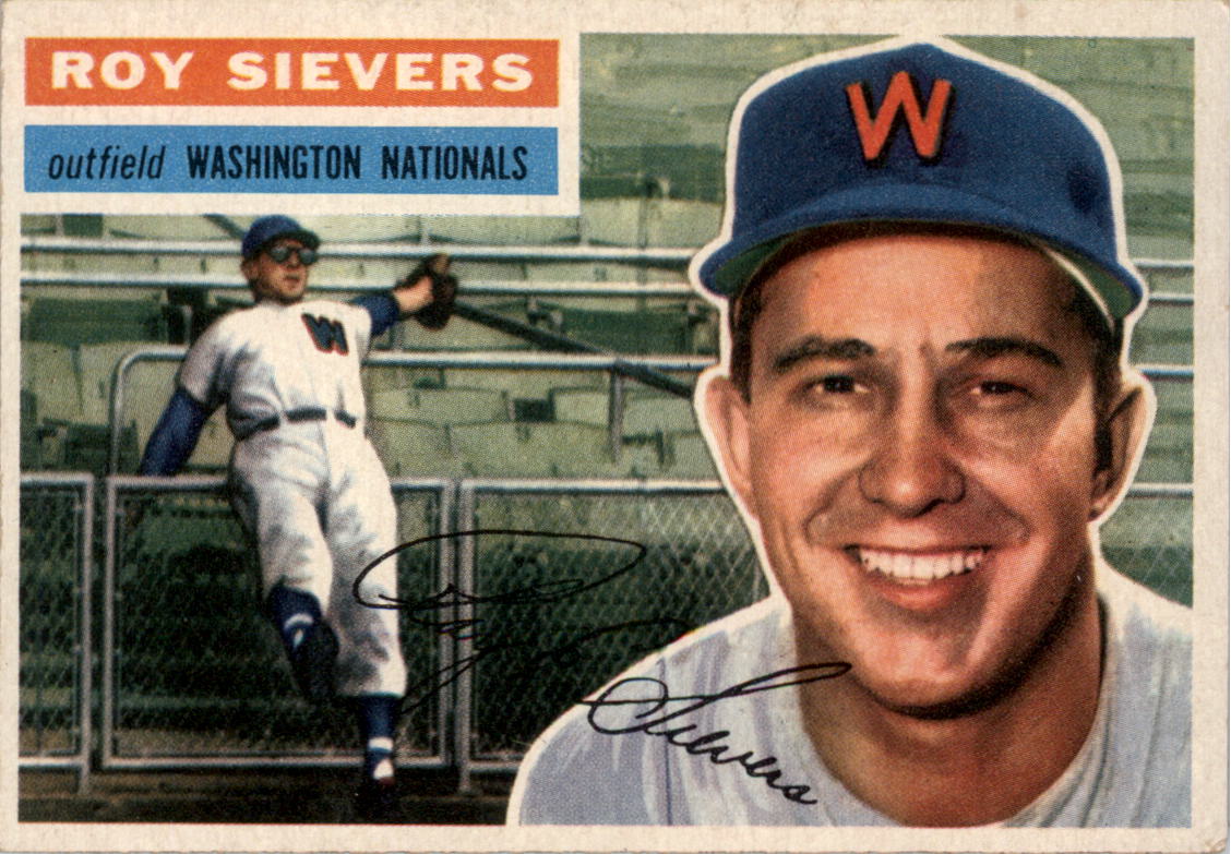 1956 Topps #75 Roy Sievers DP