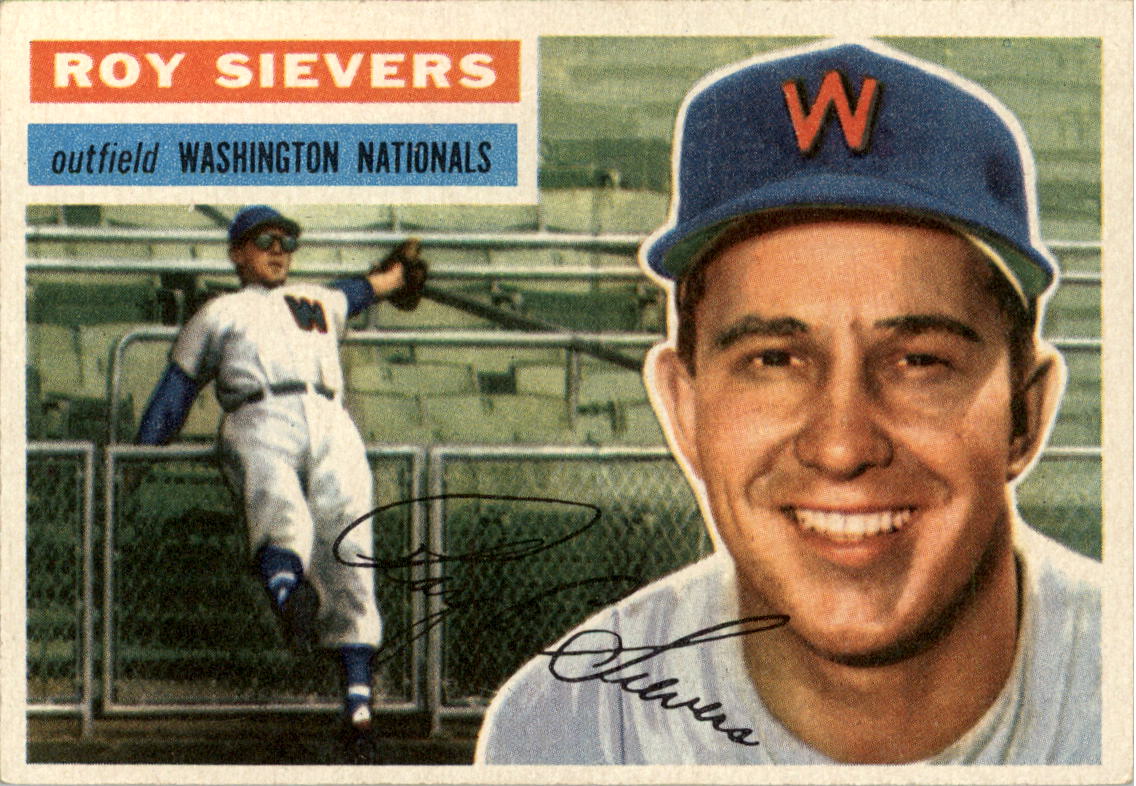 1956 Topps #75 Roy Sievers DP