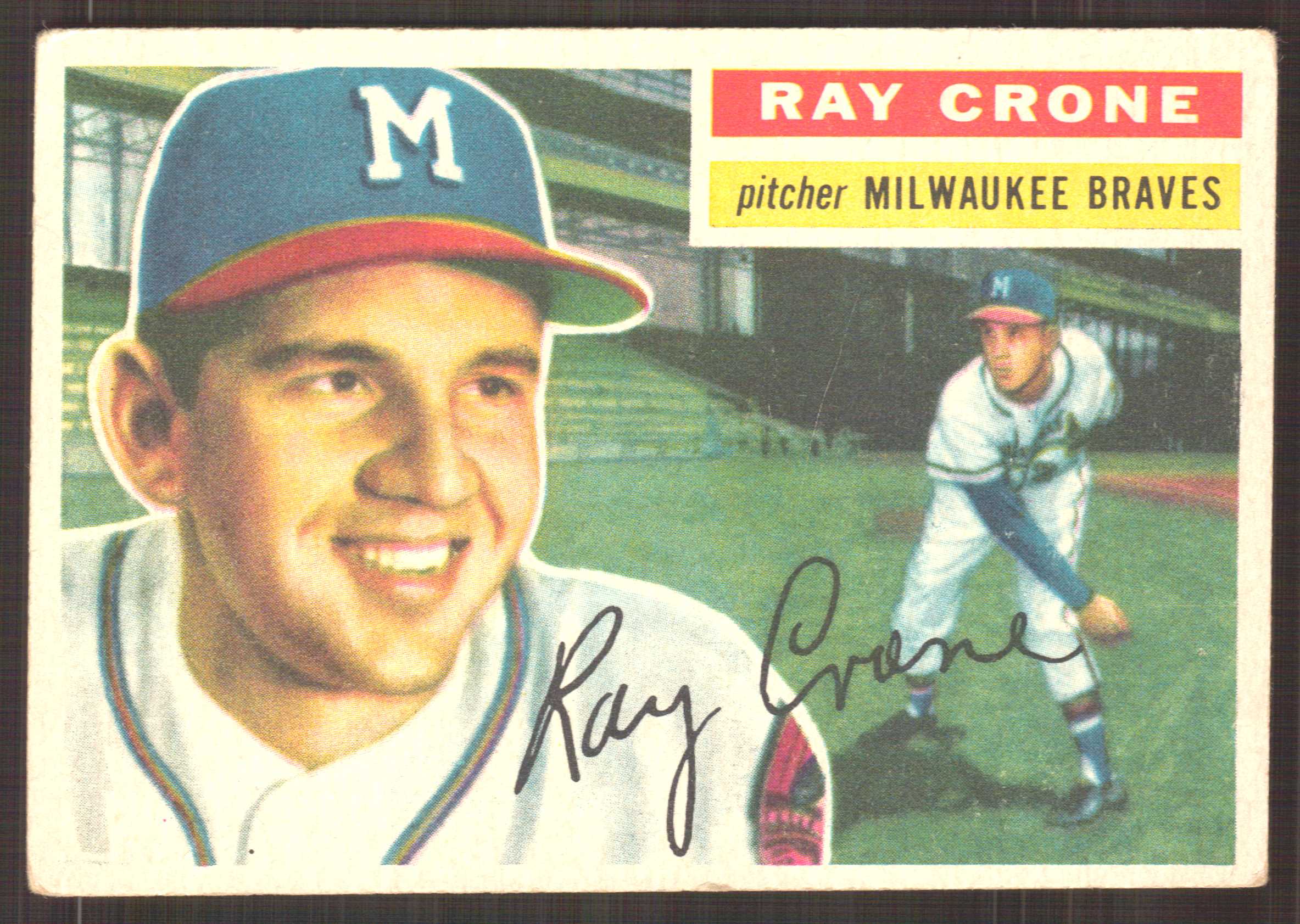 1956 Topps #76 Ray Crone