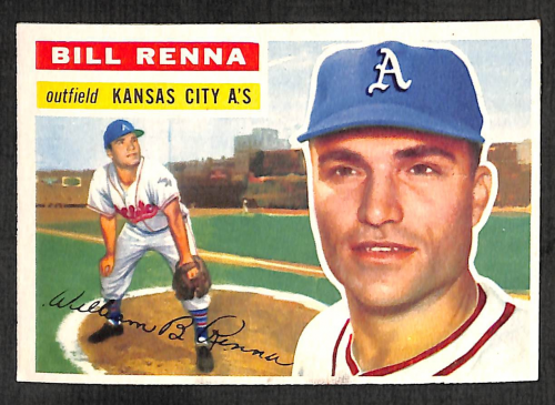 1956 Topps #82 Bill Renna DP