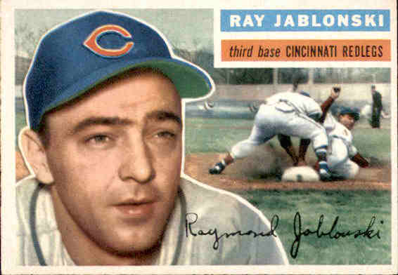 1956 Topps #86 Ray Jablonski DP