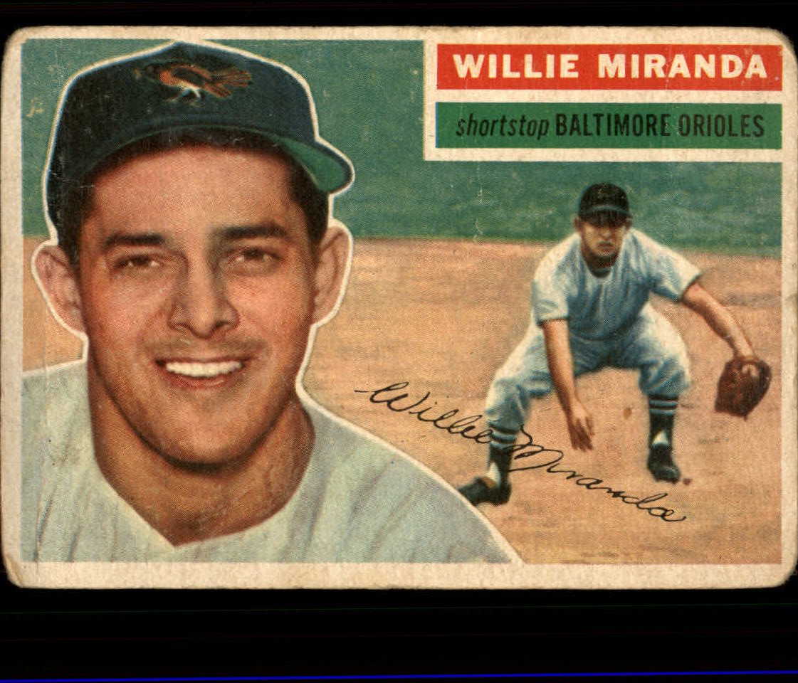 1956 Topps #103 Willie Miranda