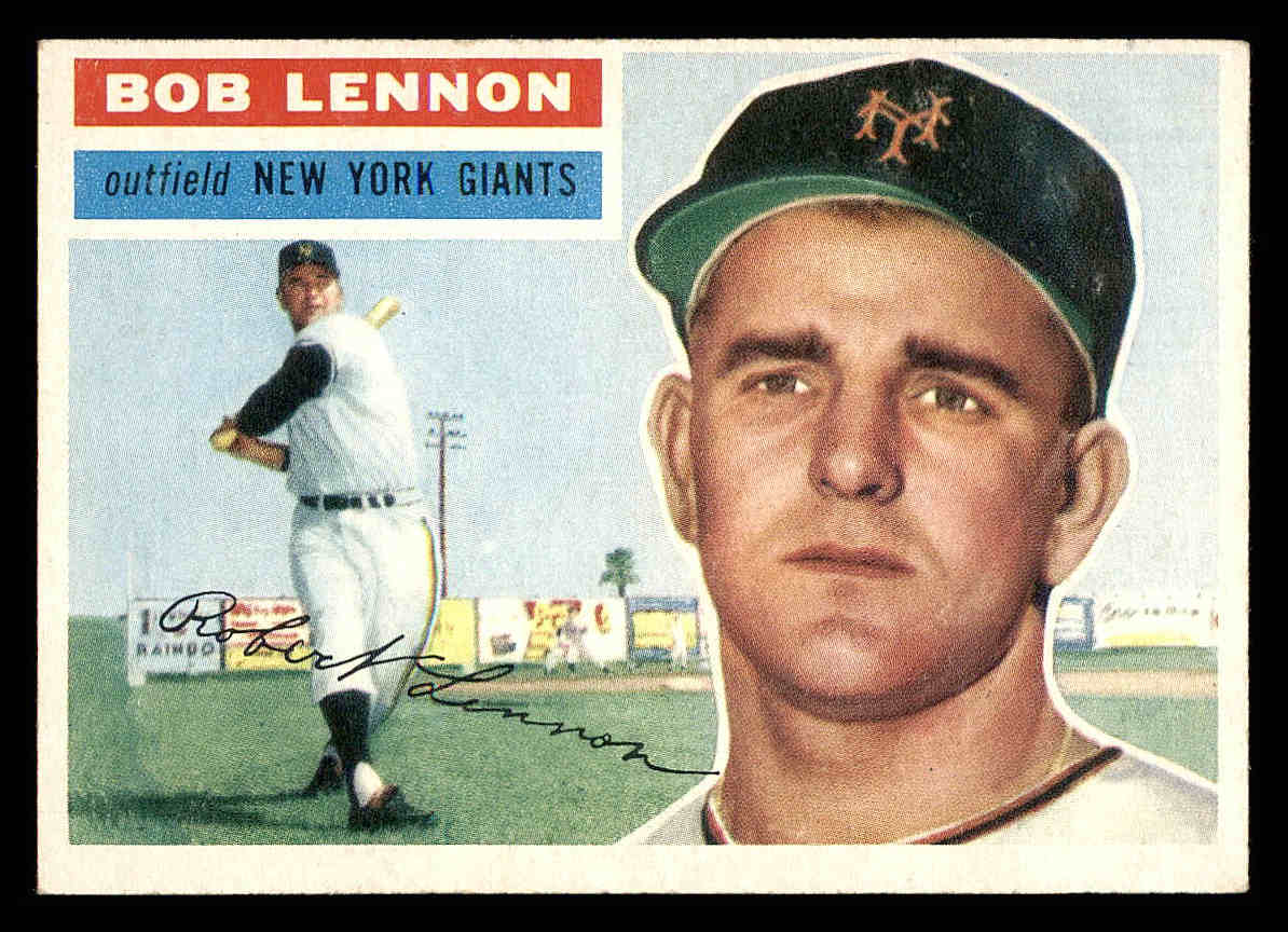1956 Topps #104 Bob Lennon