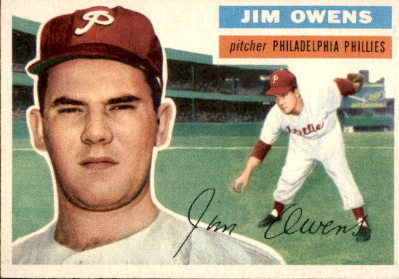 1956 Topps #114 Jim Owens