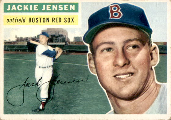 1956 Topps #115A Jackie Jensen WB