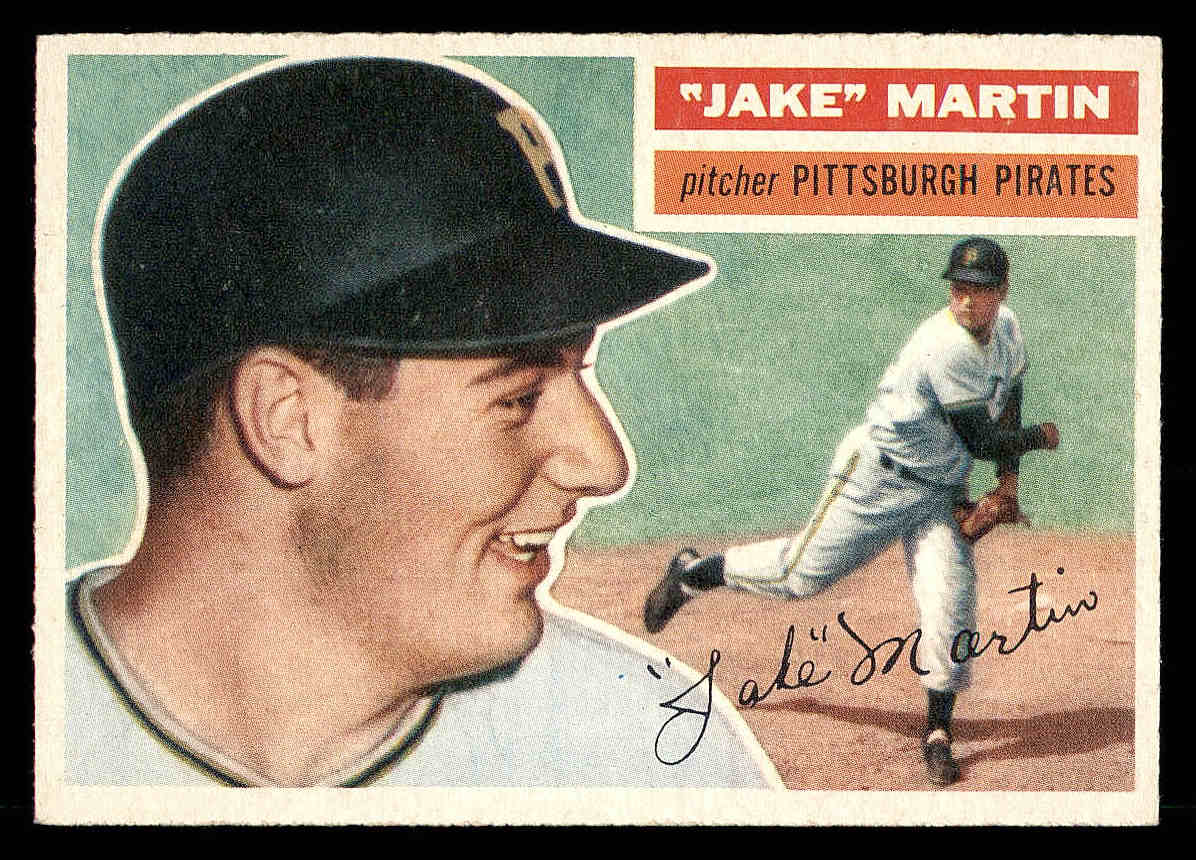 1956 Topps #129 Jake Martin RC