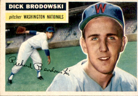 1956 Topps #157 Dick Brodowski