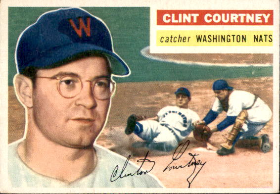 1956 Topps #159 Clint Courtney