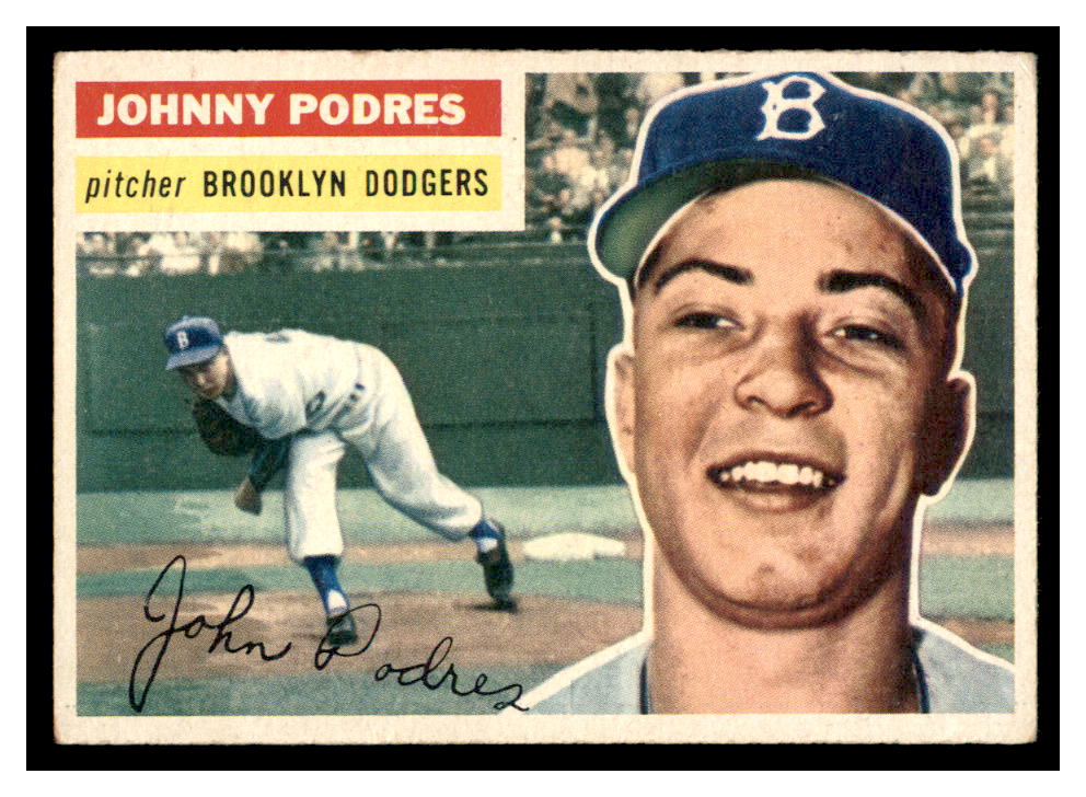 1956 Topps #173 Johnny Podres