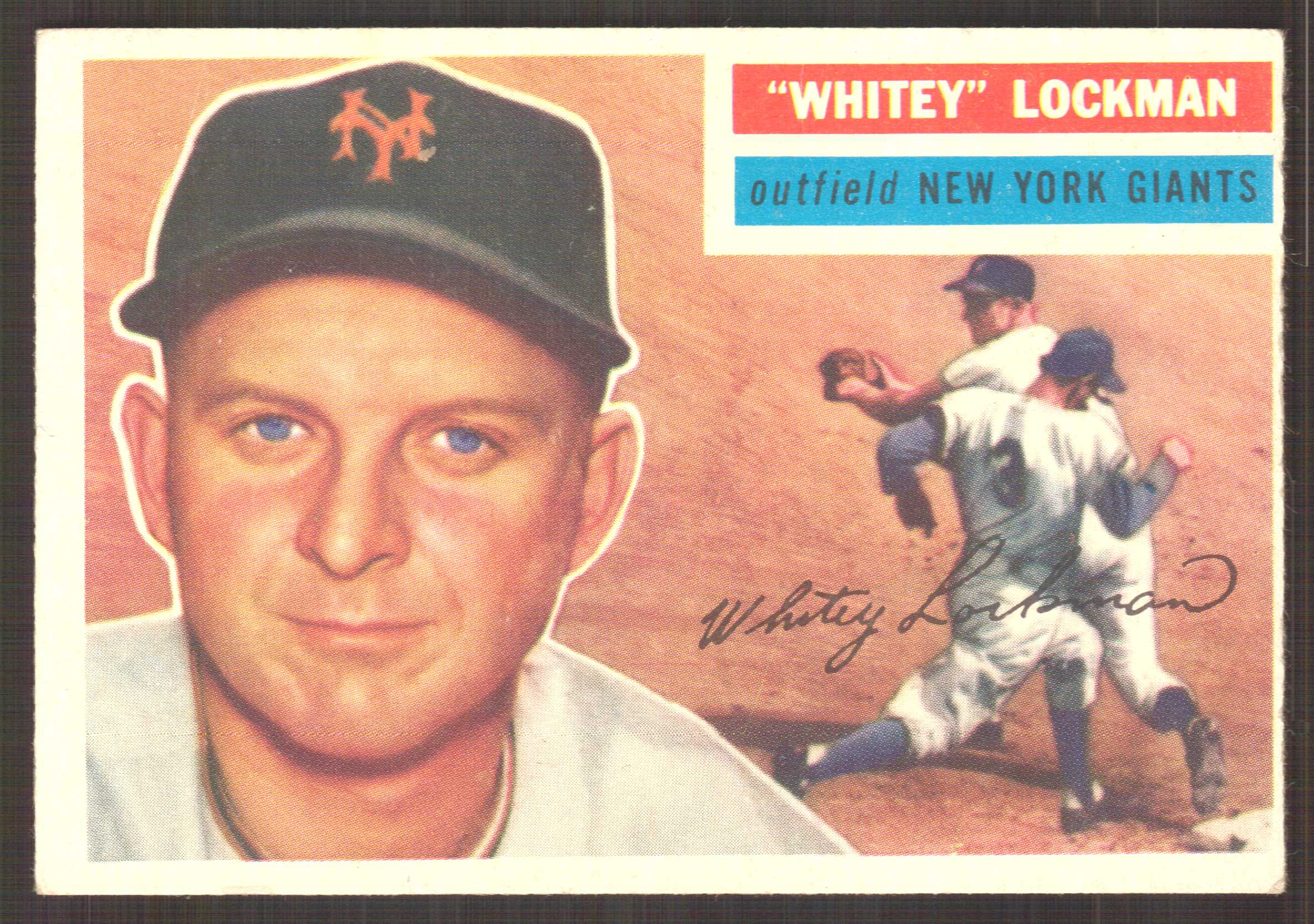 1956 Topps #205 Whitey Lockman