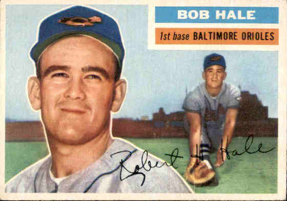 1956 Topps #231 Bob Hale RC
