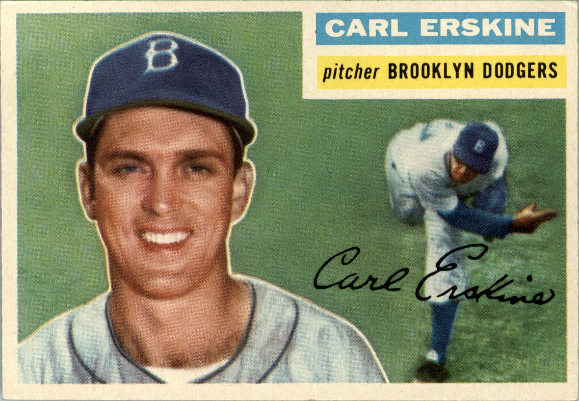1956 Topps #233 Carl Erskine