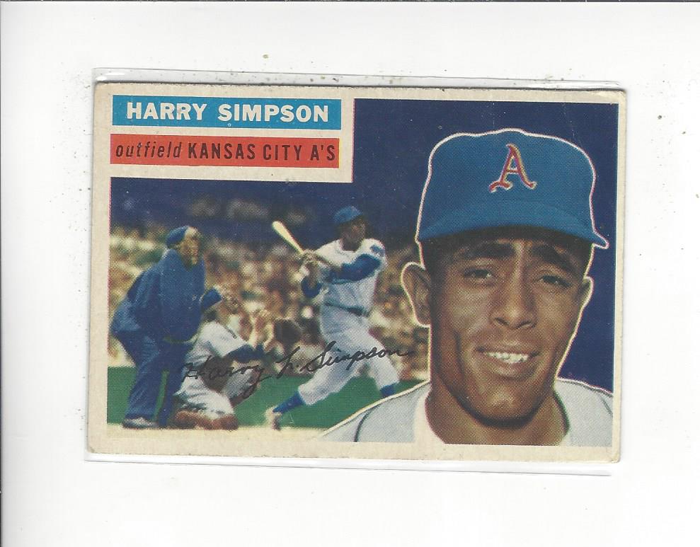 1956 Topps #239 Harry Simpson