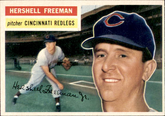 1956 Topps #242 Hershell Freeman