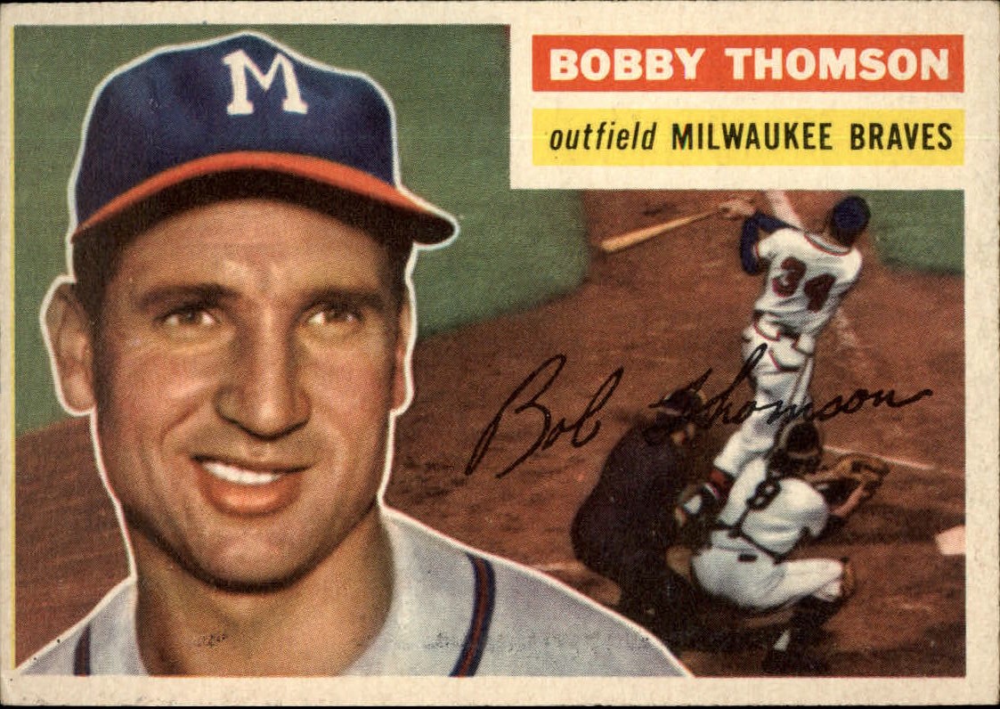 1956 Topps #257 Bobby Thomson