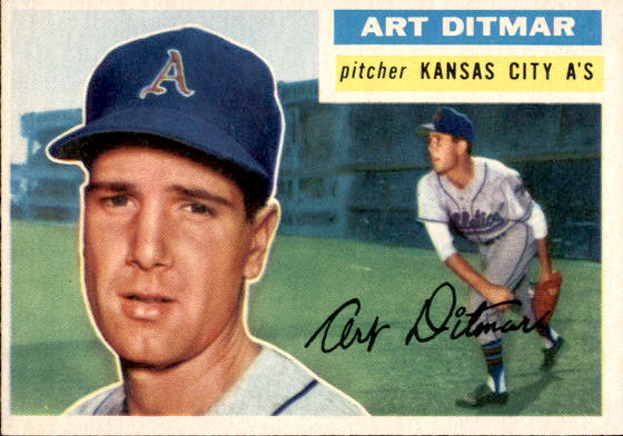 1956 Topps #258 Art Ditmar